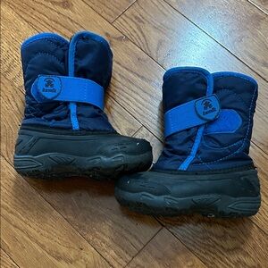 Kamik Kids' Navy and Black Snow Boots